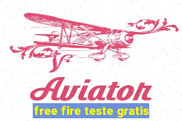 free fire teste gratis